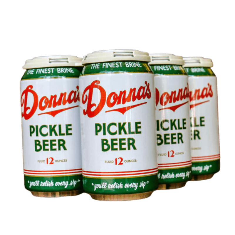 Donna's Pickle Beer Lager 6-pack Cans - ForWhiskeyLovers.com