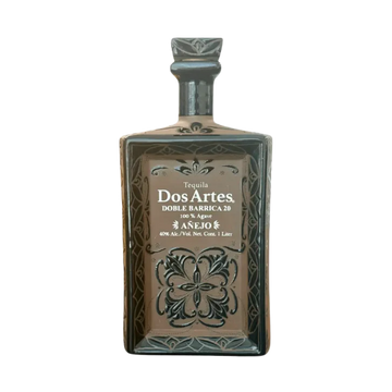 Dos Artes Tequila Añejo Doble Barrica Vente Brown - ForWhiskeyLovers.com