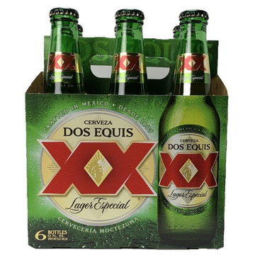 Dos Equis 6-Pack Bottles - ForWhiskeyLovers.com