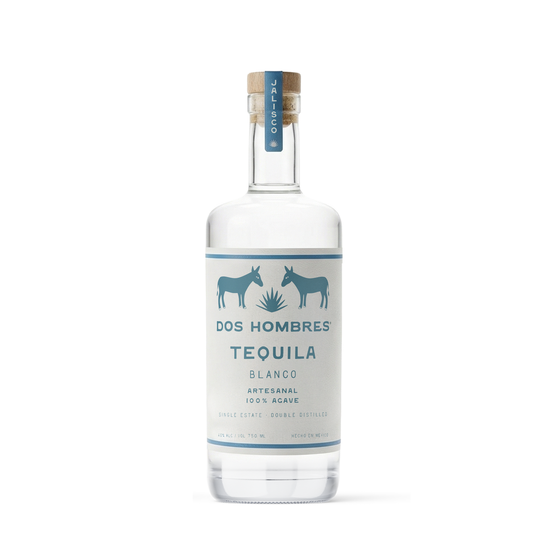 Dos Hombres Blanco Tequila 750ml - ForWhiskeyLovers.com