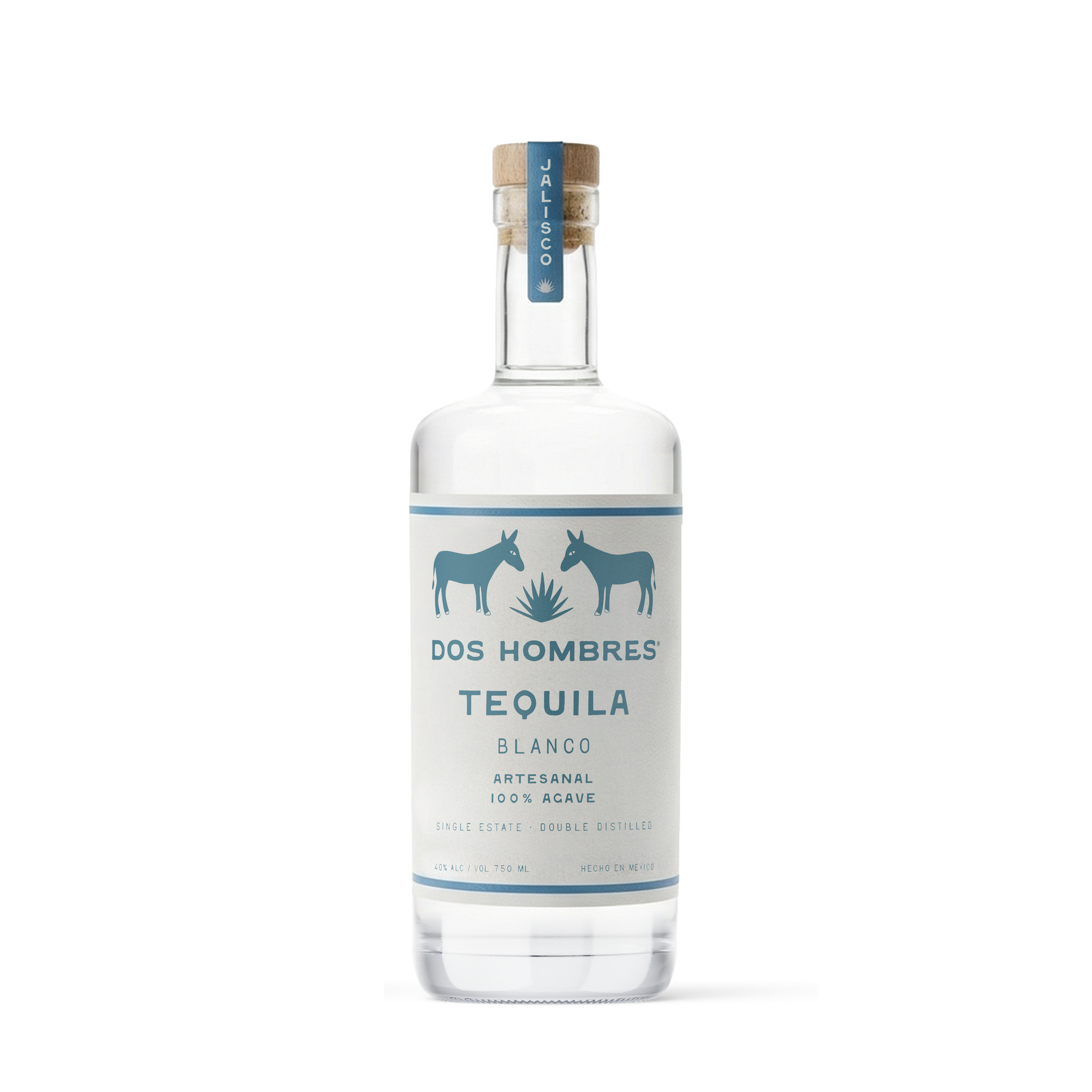 Dos Hombres Blanco Tequila 750ml - ForWhiskeyLovers.com