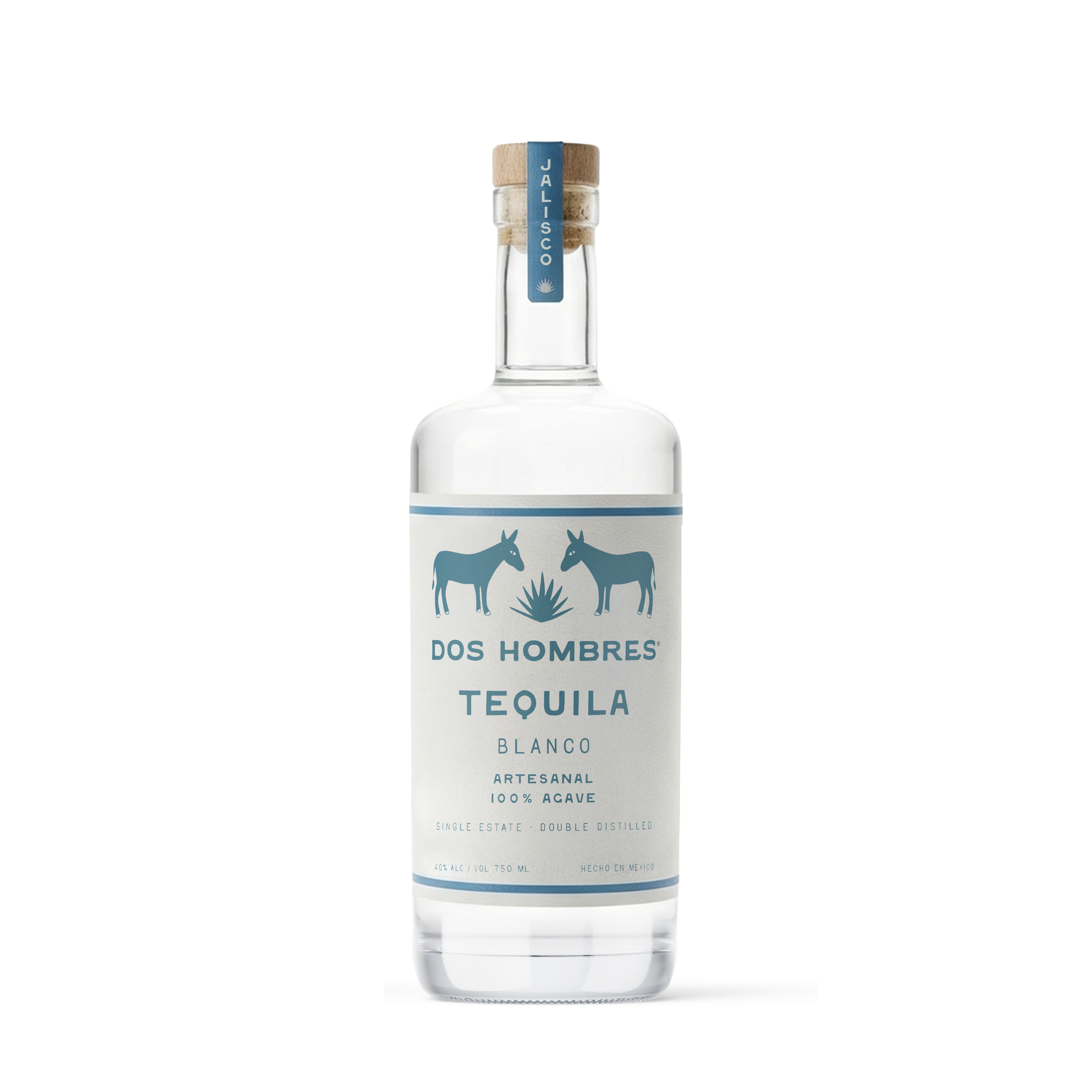 Dos Hombres Blanco Tequila 750ml - ForWhiskeyLovers.com