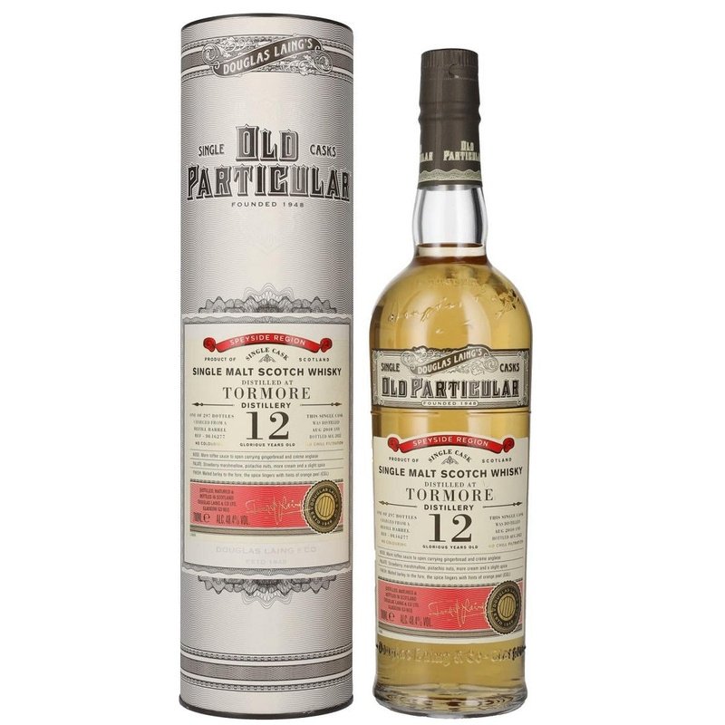 Douglas Laing's Old Particular 12 Year Old Tormore Single Malt Scotch Whisky - ForWhiskeyLovers.com