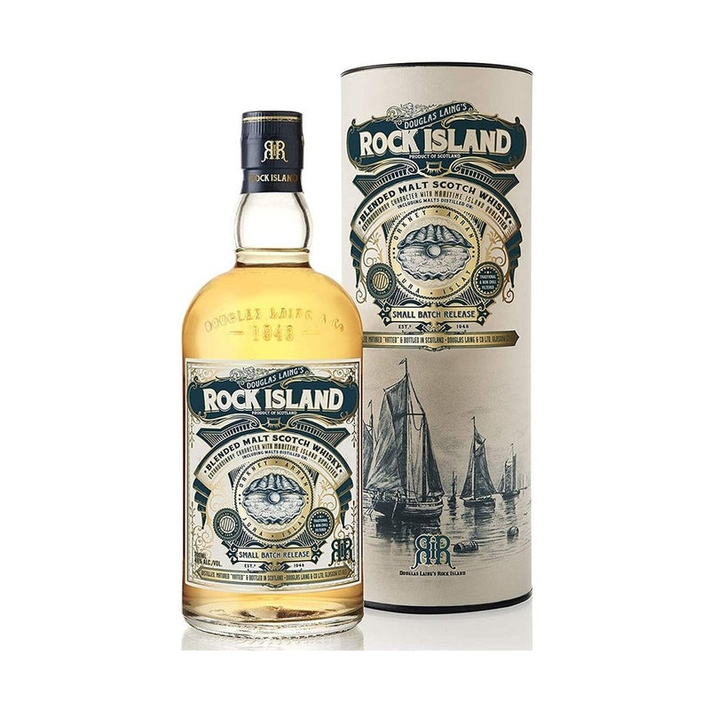 Douglas Laing's Rock Island Small Batch Blended Malt Scotch Whisky - ForWhiskeyLovers.com