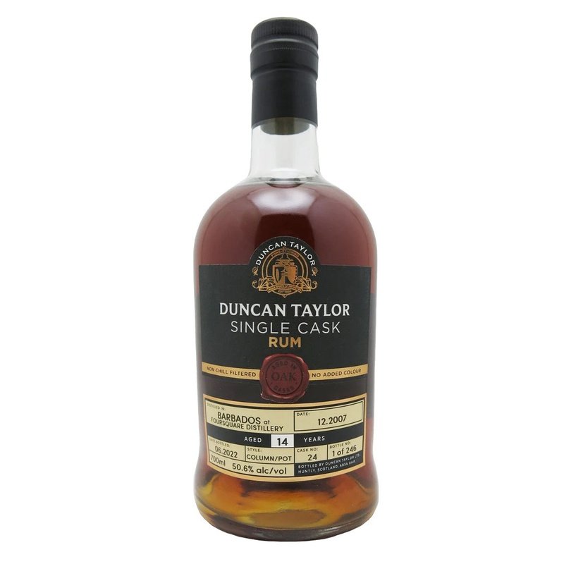 Duncan Taylor 14 Year Old Foursquare Single Cask Rum - ForWhiskeyLovers.com