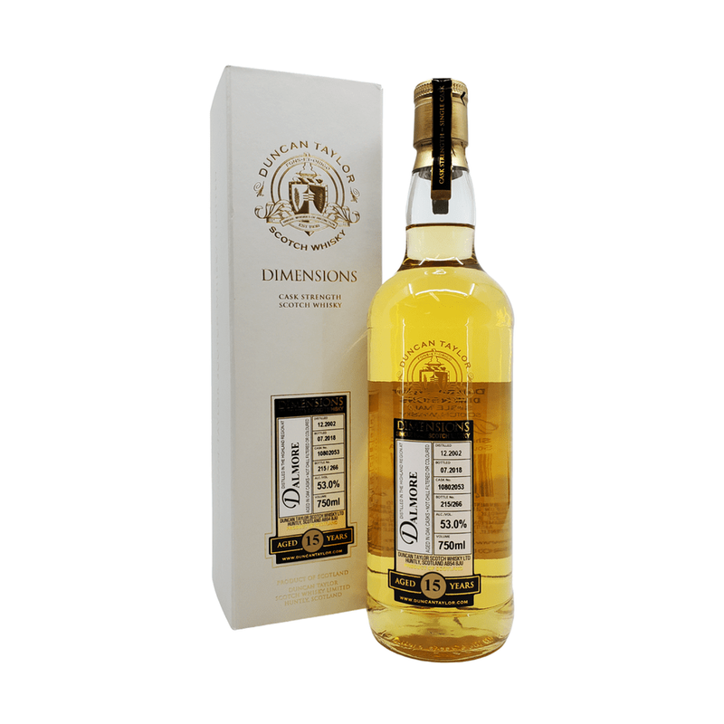 Duncan Taylor Dimensions Dalmore 15 Year Old 2002 Single Malt Scotch Whisky - ForWhiskeyLovers.com