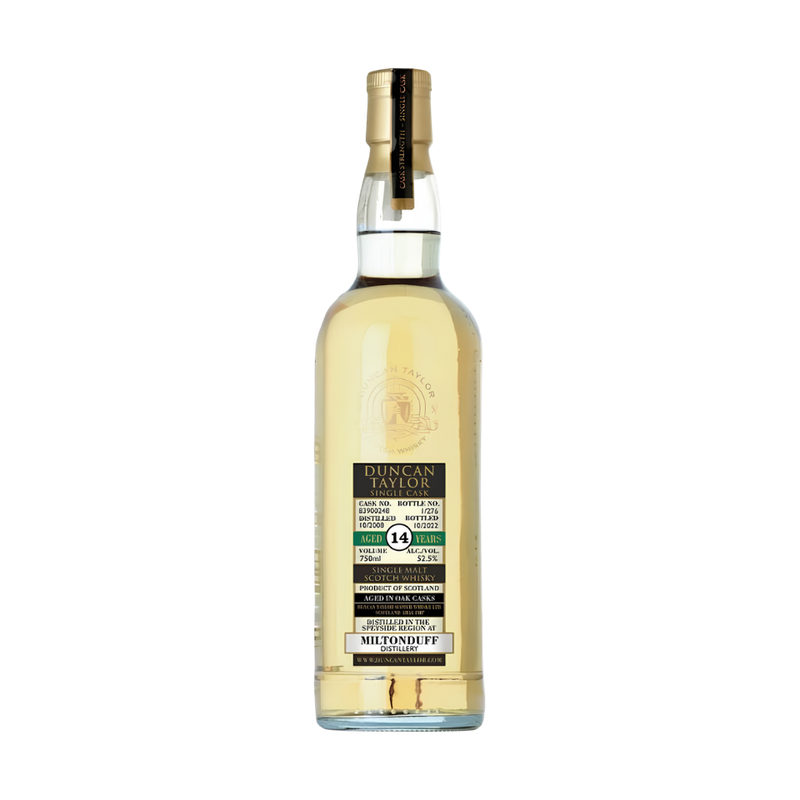 Duncan Taylor Miltonduff 2008 14 Year Old Cask 83900248 Speyside Single Malt Scotch Whisky - ForWhiskeyLovers.com