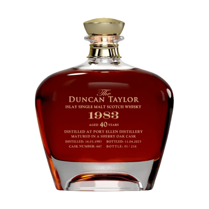 Duncan Taylor Port Ellen 1983 40 Year Old Cask 667 Islay Single Malt Scotch Whisky - ForWhiskeyLovers.com