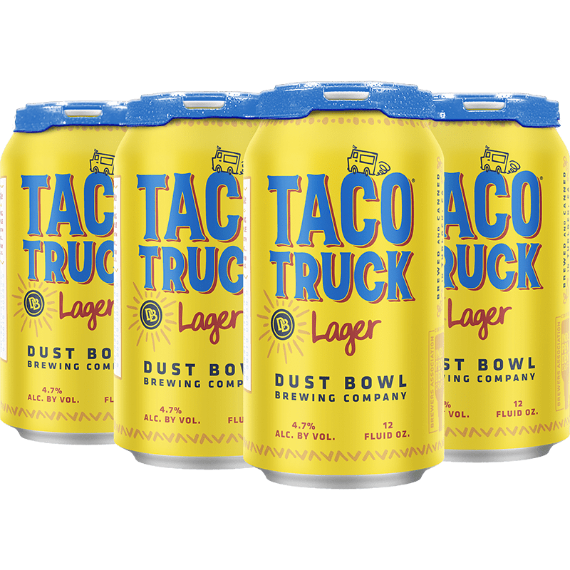 Dust Bowl Brewing Co. Taco Truck Lager Beer 6-Pack - ForWhiskeyLovers.com