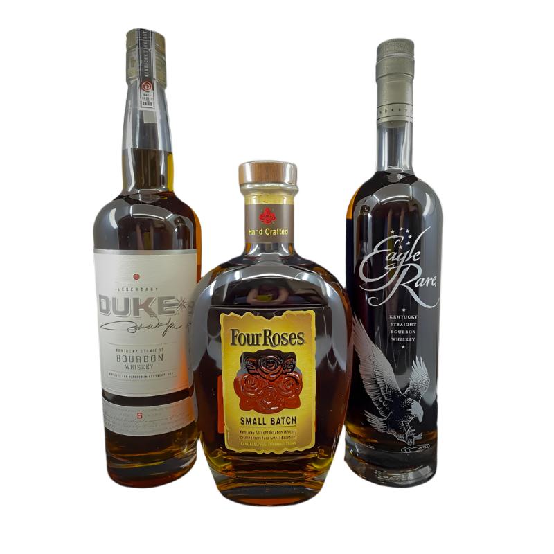 Eagle Rare, Four Roses, and Duke Bourbon Bundle - ForWhiskeyLovers.com