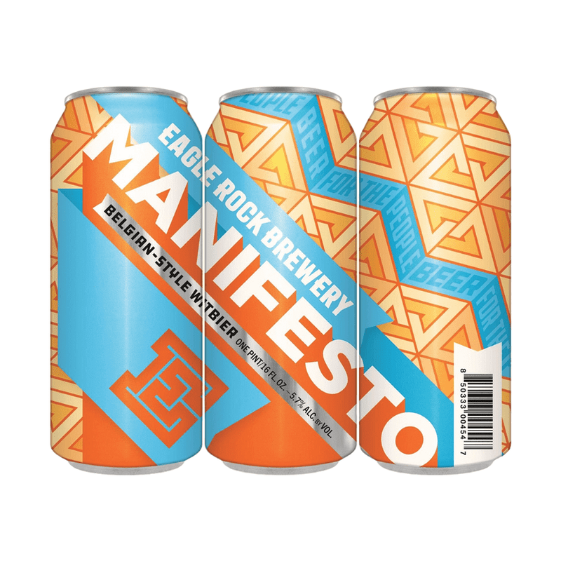 Eagle Rock Brewing 'Manifesto' Belgian-Style Beer 4-Pack - ForWhiskeyLovers.com