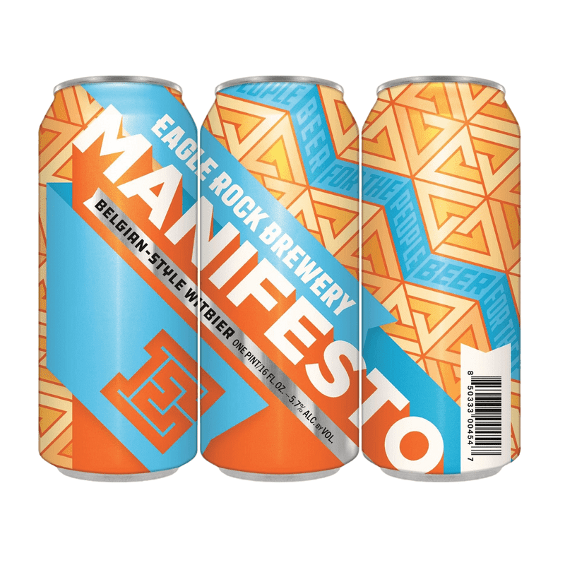 Eagle Rock Brewing 'Manifesto' Belgian-Style Beer 4-Pack - ForWhiskeyLovers.com