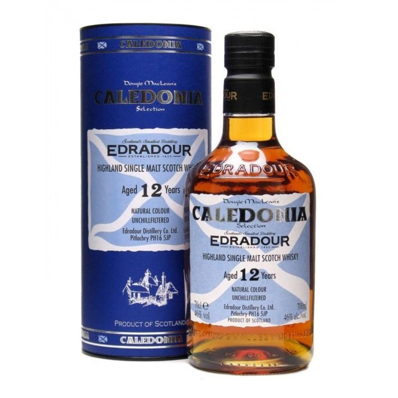 Edradour 12 Year Old Caledonia Highland Single Malt Scotch Whisky - ForWhiskeyLovers.com