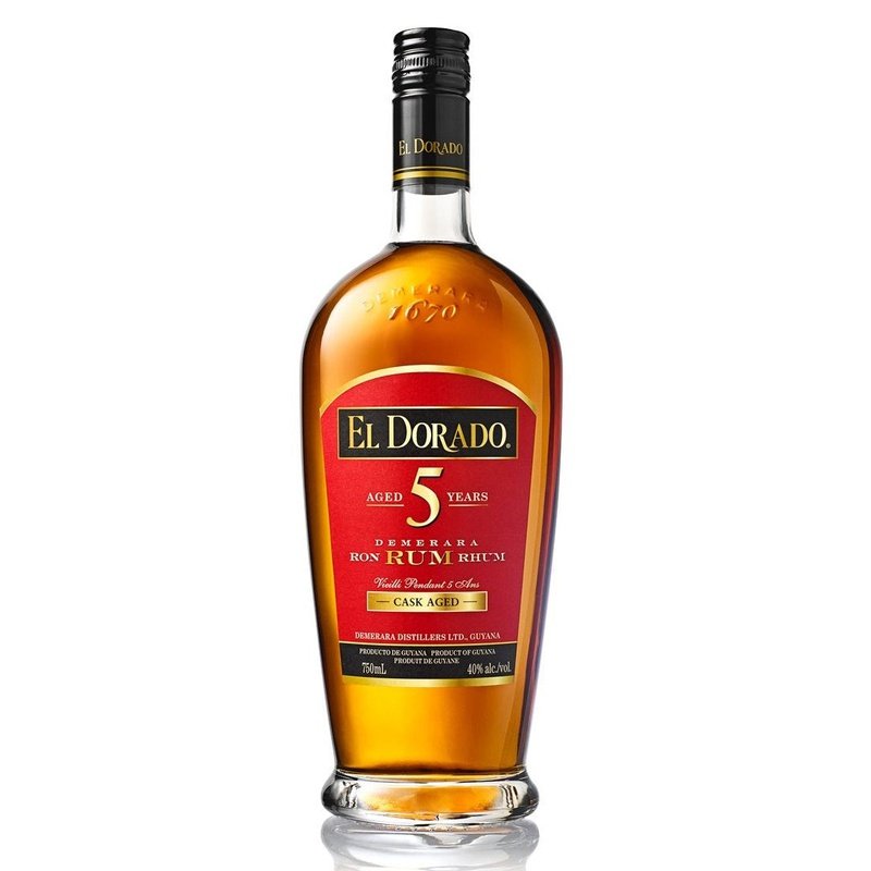 El Dorado 5 Year Old Cask Aged Demerara Rum - ForWhiskeyLovers.com