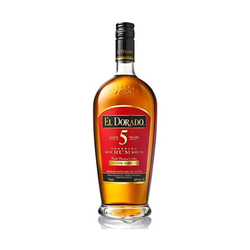 El Dorado 5 Year Old Cask Aged Demerara Rum - ForWhiskeyLovers.com