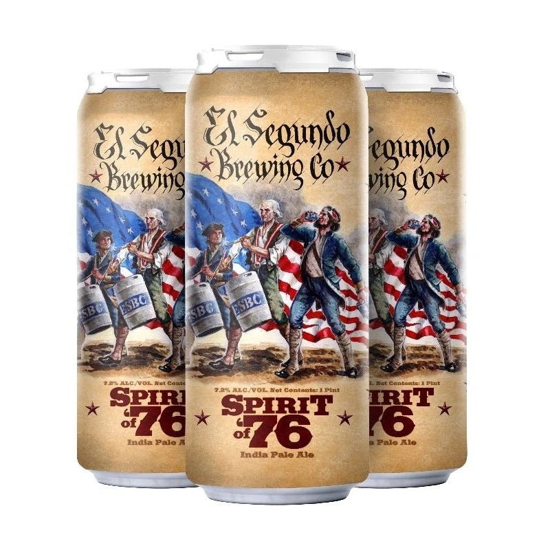El Segundo Brewing Co. Spirit of '76 IPA Beer 4-Pack - ForWhiskeyLovers.com