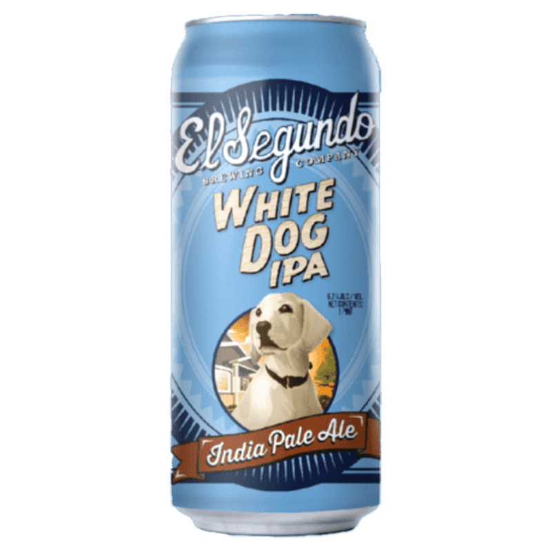 El Segundo Brewing Co. 'White Dog' IPA Beer Single Can - ForWhiskeyLovers.com