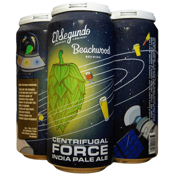 El Segundo Brewing Co. x Beachwood Brew 'Centrifugal Force' IPA Beer 4-Pack - ForWhiskeyLovers.com