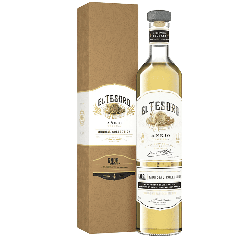 El Tesoro 'Mundial Collection - Knob Creek' Anejo Tequila - ForWhiskeyLovers.com