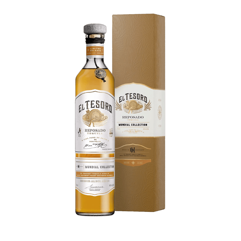 El Tesoro Reposado Mundial Collection Aged in Basil Hayden Toast Barrels - ForWhiskeyLovers.com