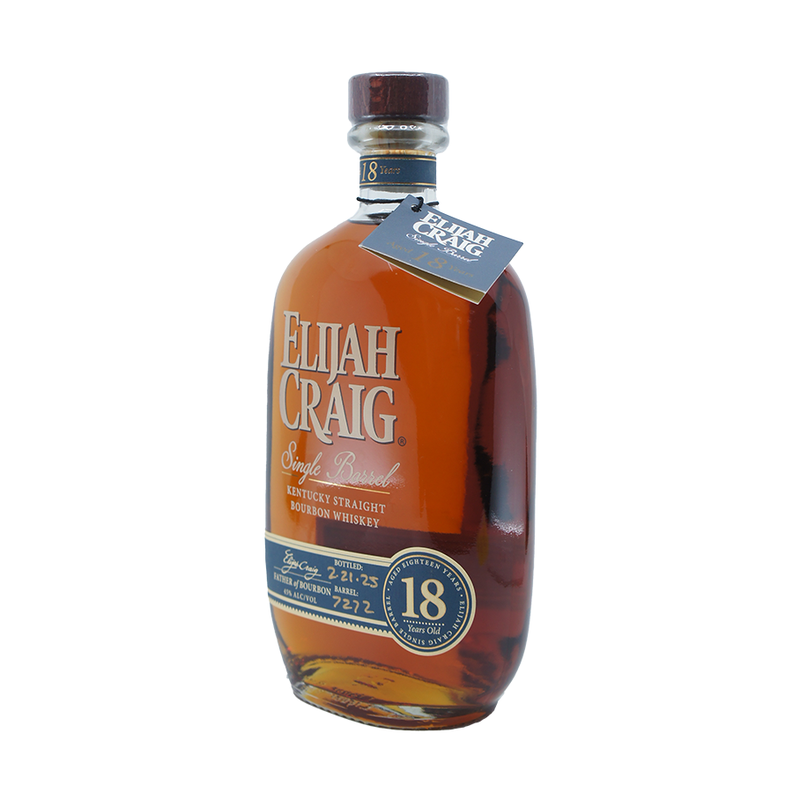 Elijah Craig 18 YO Single Barrel Bourbon 750mL - ForWhiskeyLovers.com