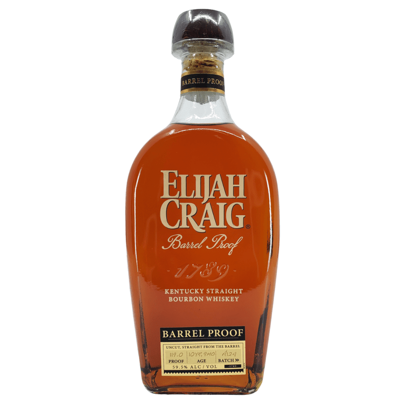 Elijah Craig Barrel Proof Kentucky Straight Bourbon Whiskey A124 - ForWhiskeyLovers.com