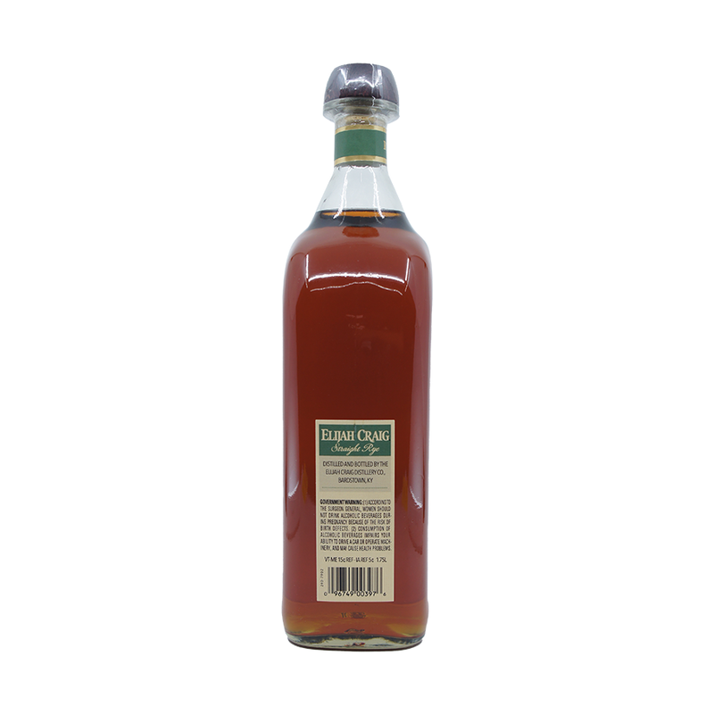 Elijah Craig Straight Rye 1.75 Liter - ForWhiskeyLovers.com