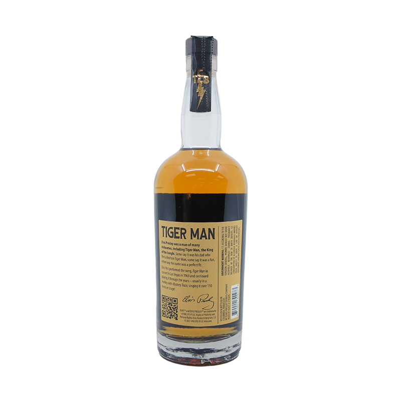 Elvis 'Tiger Man' Straight Tennessee Whiskey - ForWhiskeyLovers.com