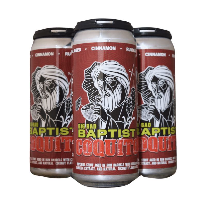 Epic Brewing Big Bad Baptist Coquito Imperial Stout Beer 4-Pack - ForWhiskeyLovers.com