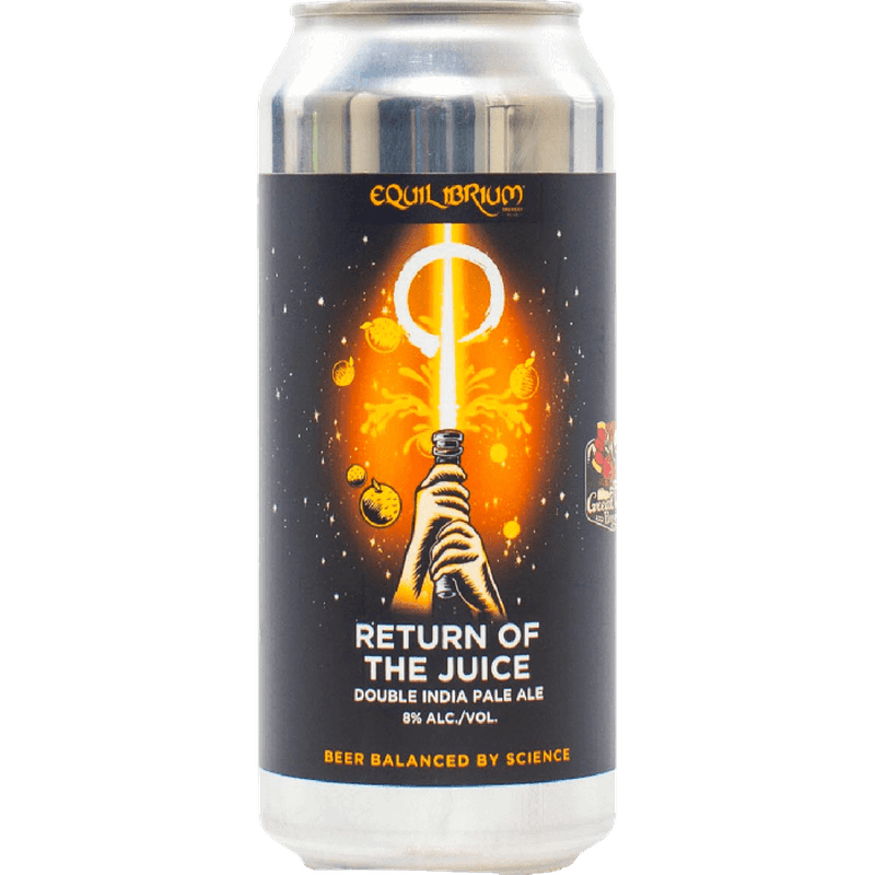 Equilibrium x Great Notion Brewing 'Return Of The Juice' Double IPA 4-Pack - ForWhiskeyLovers.com
