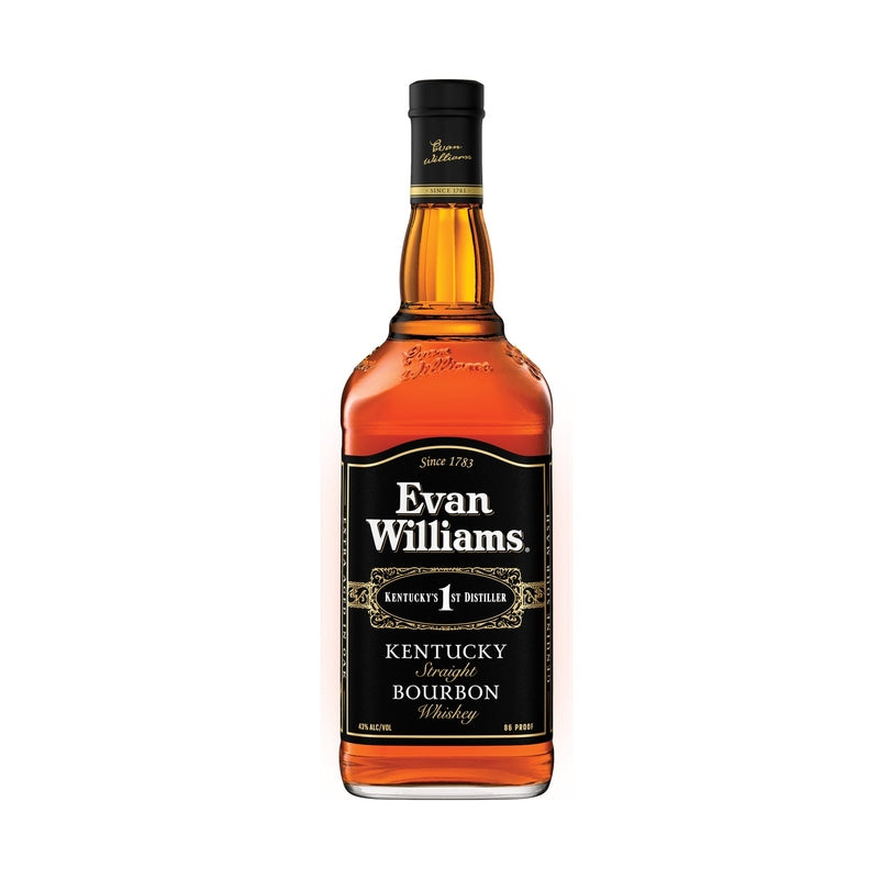 Evan Williams Black Label Kentucky Straight Bourbon 1L - ForWhiskeyLovers.com