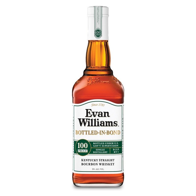 Evan Williams Bottled In Bond 100 Proof Kentucky Straight Bourbon Whiskey - ForWhiskeyLovers.com