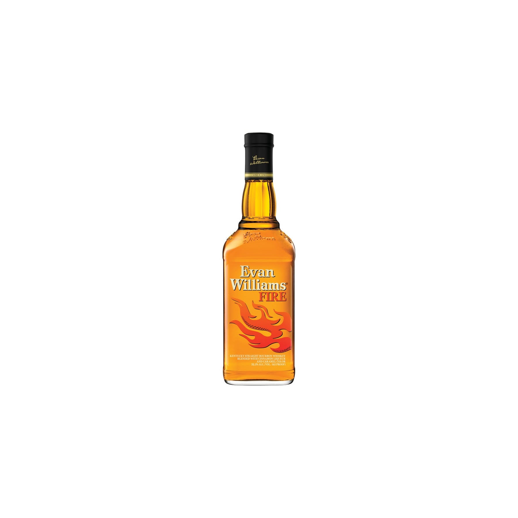 Evan Williams FIRE Kentucky Straight Bourbon Whiskey 750ml - ForWhiskeyLovers.com