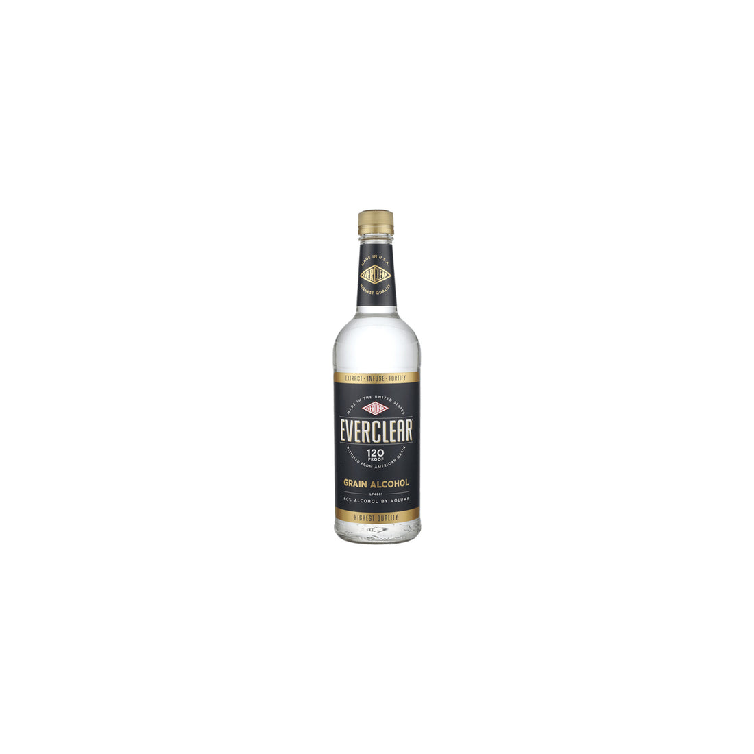 Everclear 120 Proof Grain Alcohol 1L - ForWhiskeyLovers.com