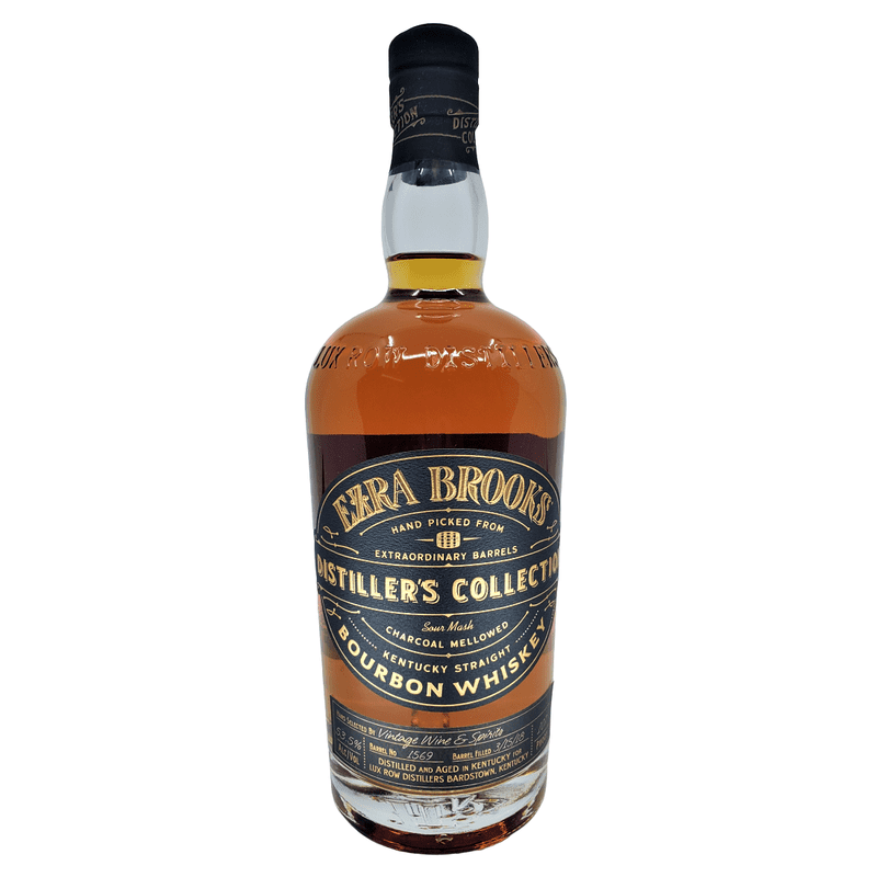 Ezra Brooks Distiller's Collection Single Barrel Straight Bourbon Whiskey - ForWhiskeyLovers.com