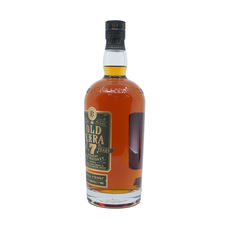 Ezra Brooks Old Ezra 7 Year Old Barrel Strength Kentucky Straight Rye Whiskey - ForWhiskeyLovers.com