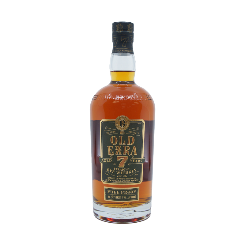 Ezra Brooks Old Ezra 7 Year Old Barrel Strength Kentucky Straight Rye Whiskey - ForWhiskeyLovers.com