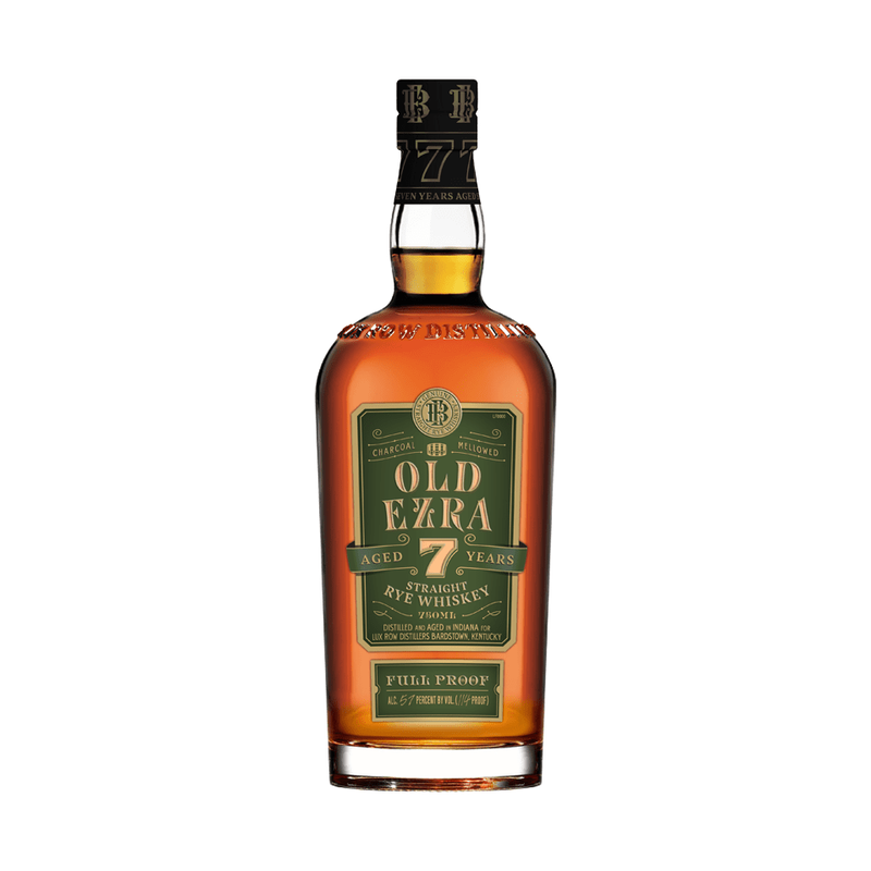 Ezra Brooks Old Ezra 7 Year Old Barrel Strength Kentucky Straight Rye Whiskey - ForWhiskeyLovers.com