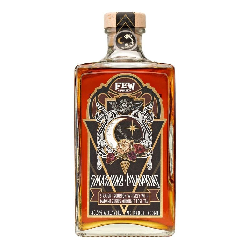 FEW Spirits Smashing Pumpkins Straight Bourbon Whiskey with Madame Zuzu’s Midnight Rose Tea - ForWhiskeyLovers.com