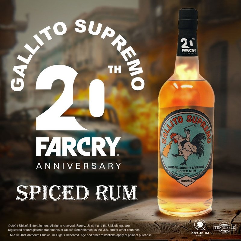 Far Cry Gallito Supremo Spiced Rum "20th Anniversary Limited Edition" - ForWhiskeyLovers.com
