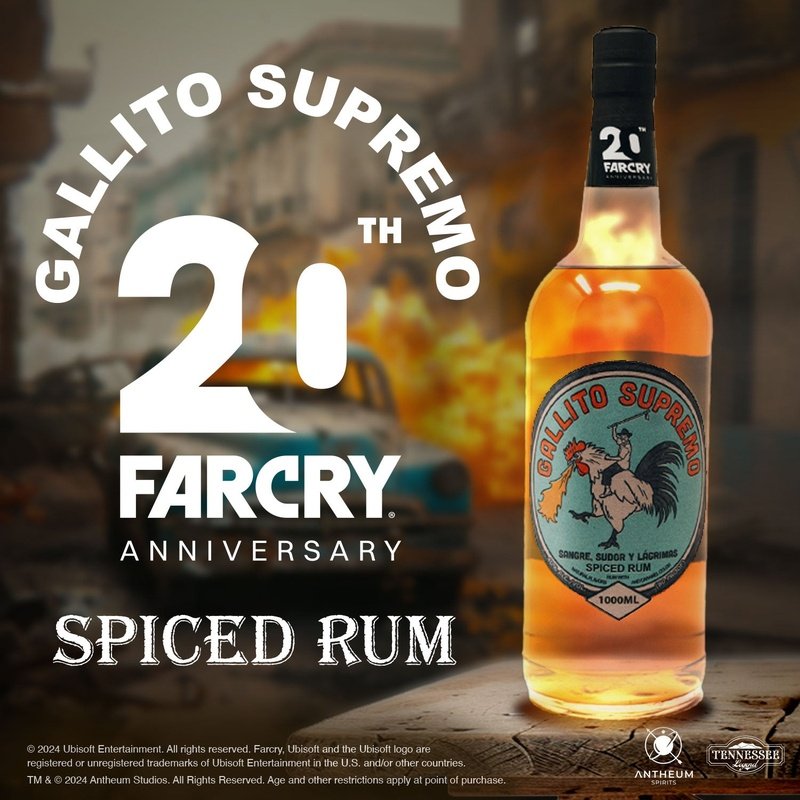 Far Cry Gallito Supremo Spiced Rum "20th Anniversary Limited Edition" Pre-Order - ForWhiskeyLovers.com