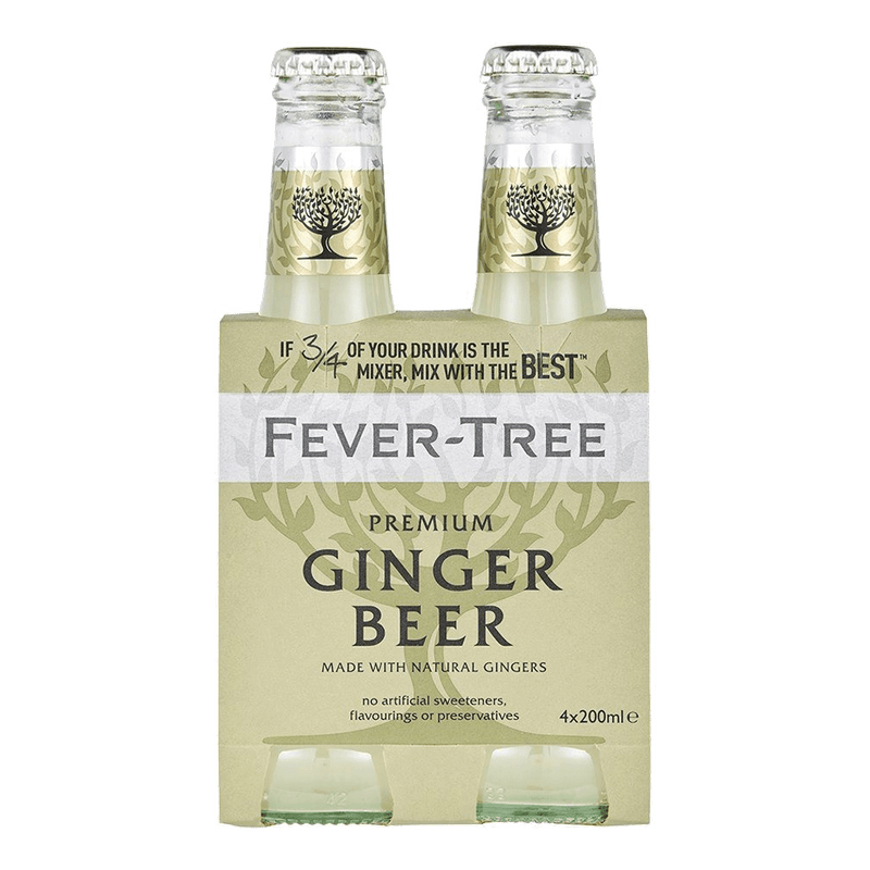 Fever Tree Ginger Beer 4-Pack - ForWhiskeyLovers.com