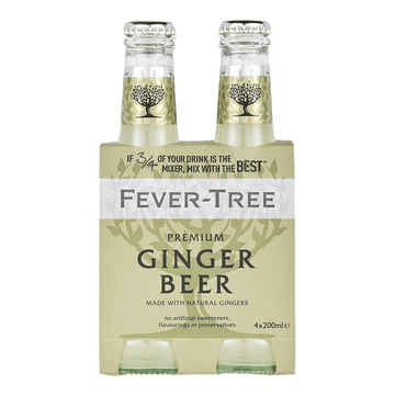 Fever Tree Ginger Beer 4-Pack - ForWhiskeyLovers.com