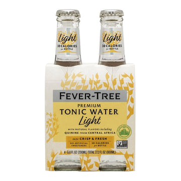 Fever Tree Light Tonic Water 4-Pack - ForWhiskeyLovers.com