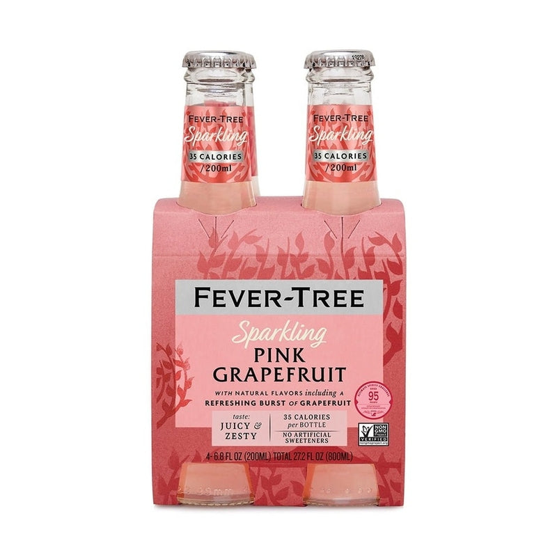 Fever Tree Sparkling Pink Grapefruit 4-Pack - ForWhiskeyLovers.com