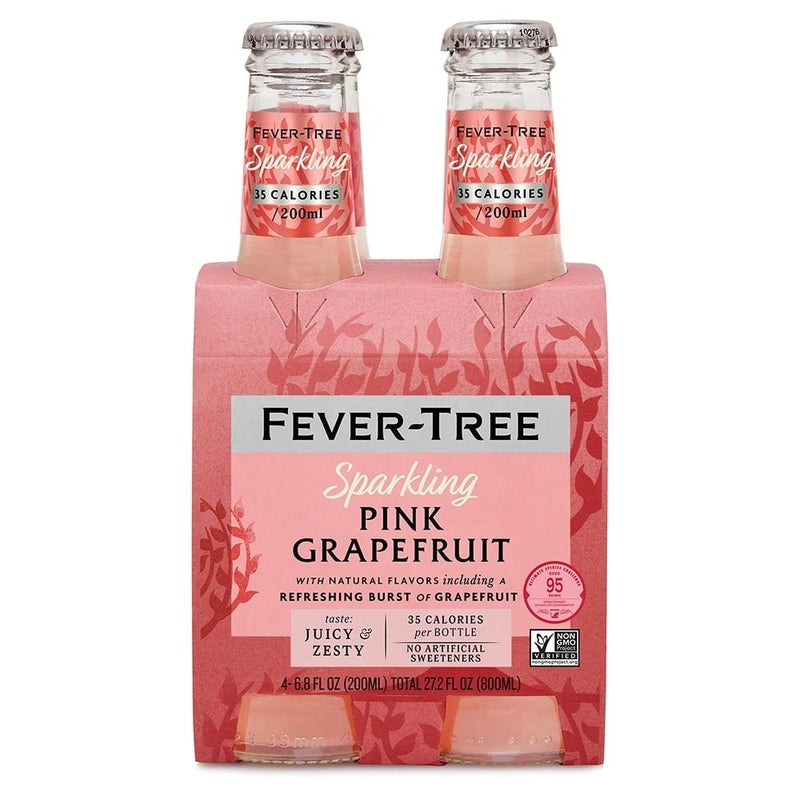 Fever Tree Sparkling Pink Grapefruit 4-Pack - ForWhiskeyLovers.com