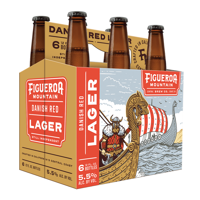 Figueroa Mountain Brew Co. Danish Red Lager Beer 6-Pack - ForWhiskeyLovers.com