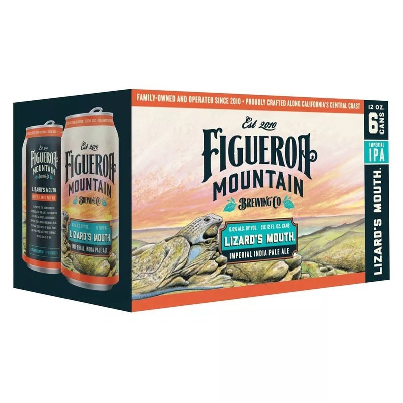 Figueroa Mountain Brew Co. Lizard's Mouth Imperial IPA Beer 6-Pack - ForWhiskeyLovers.com