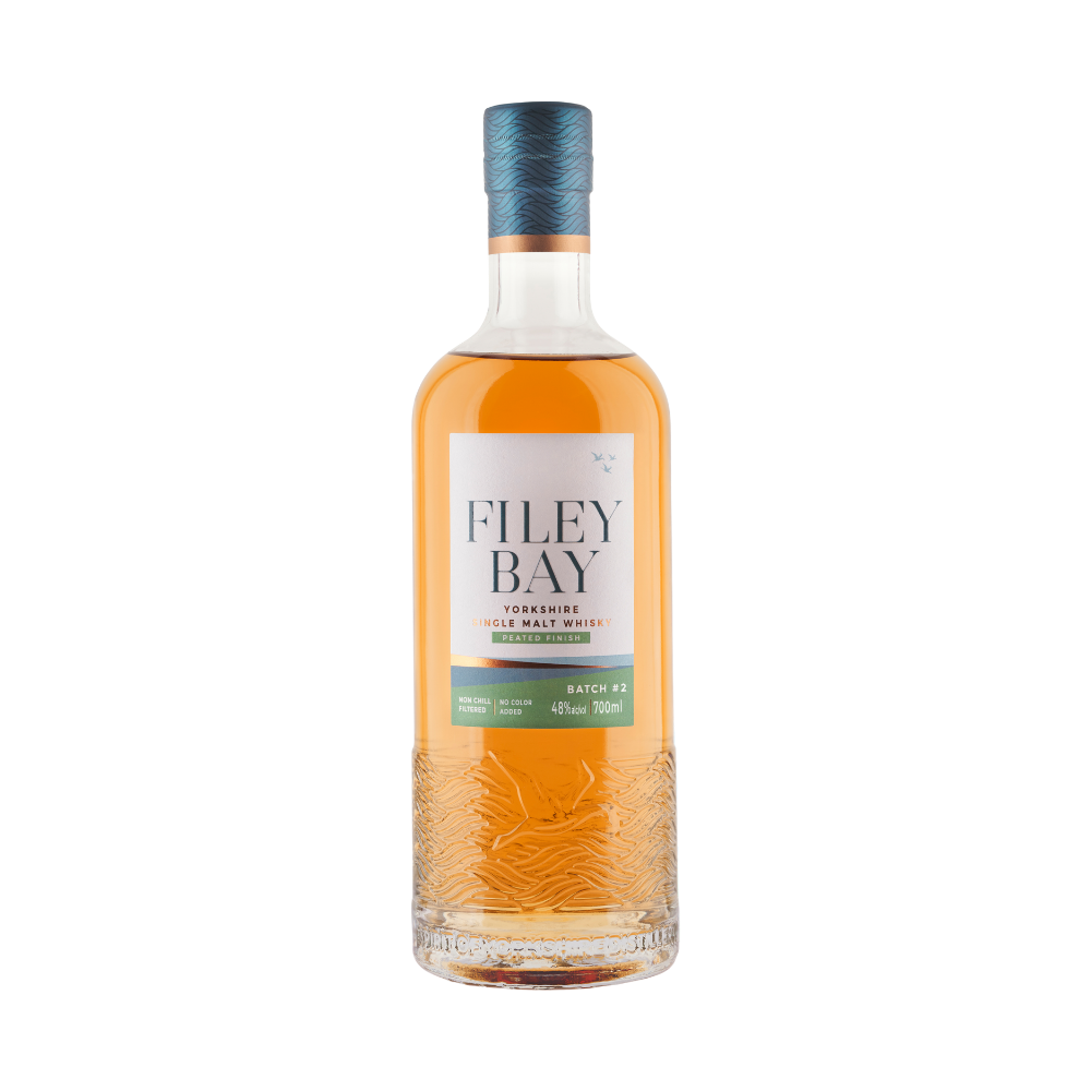 Filey Bay Yorkshire Single Malt Peated Finish Batch #2 - ForWhiskeyLovers.com