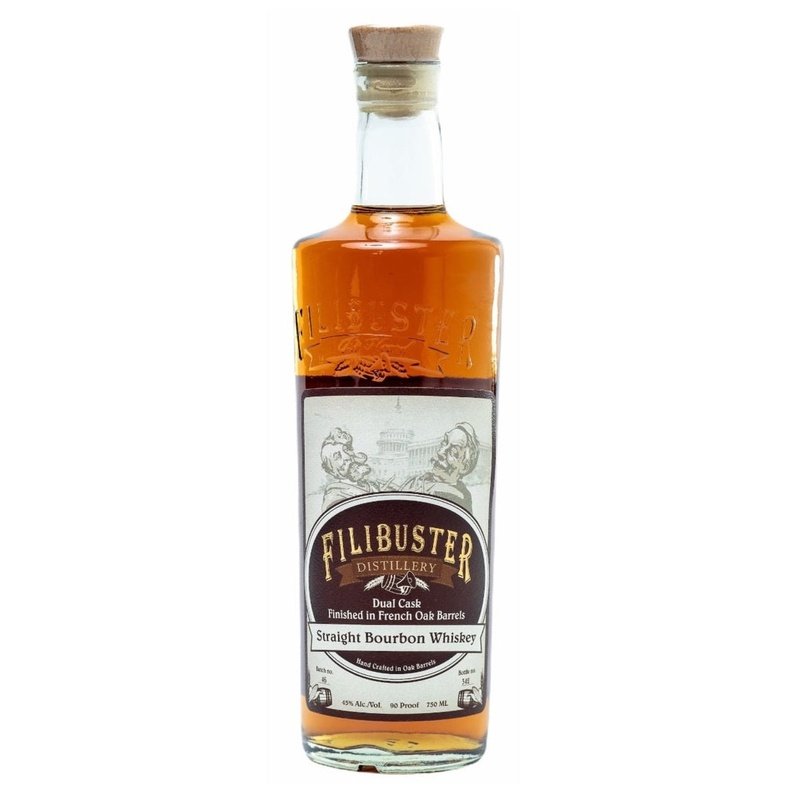 Filibuster Dual Cask Straight Bourbon Whiskey - ForWhiskeyLovers.com